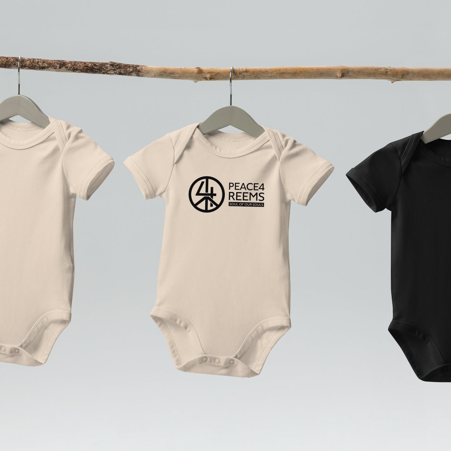 Soulful Harmony- Organic Cotton Baby Bodysuit