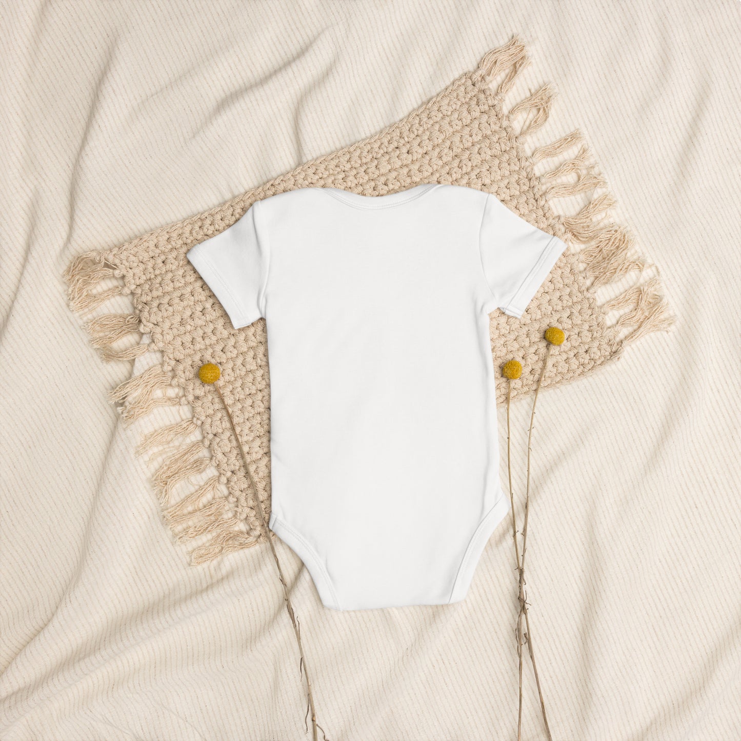 Soulful Harmony- Organic Cotton Baby Bodysuit