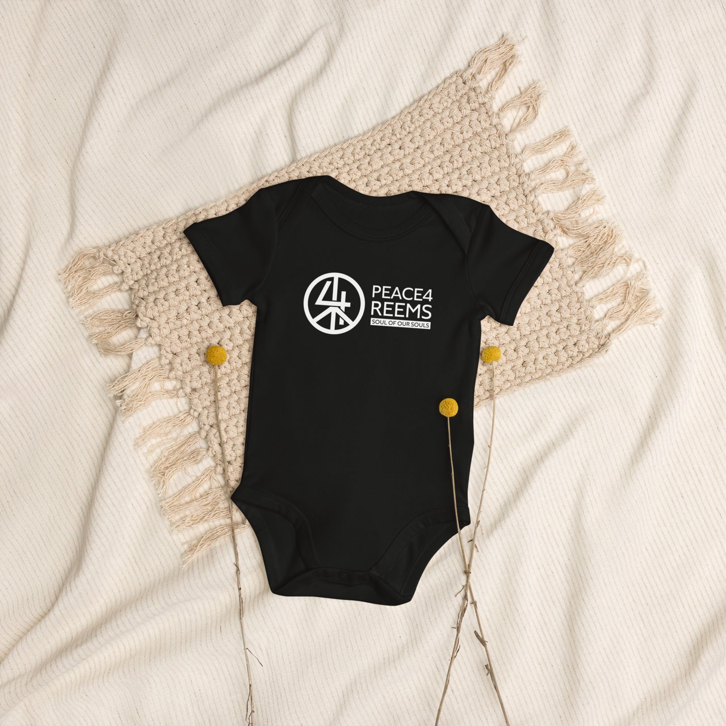 Heavenly Whispers- Organic Cotton Baby Bodysuit