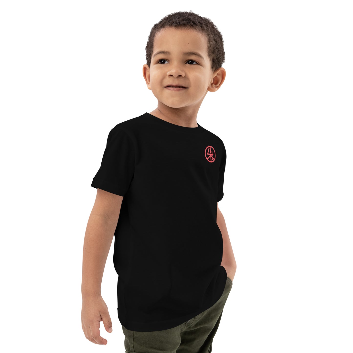 Crimson Whispers of Childhood Peace- Kids Tee