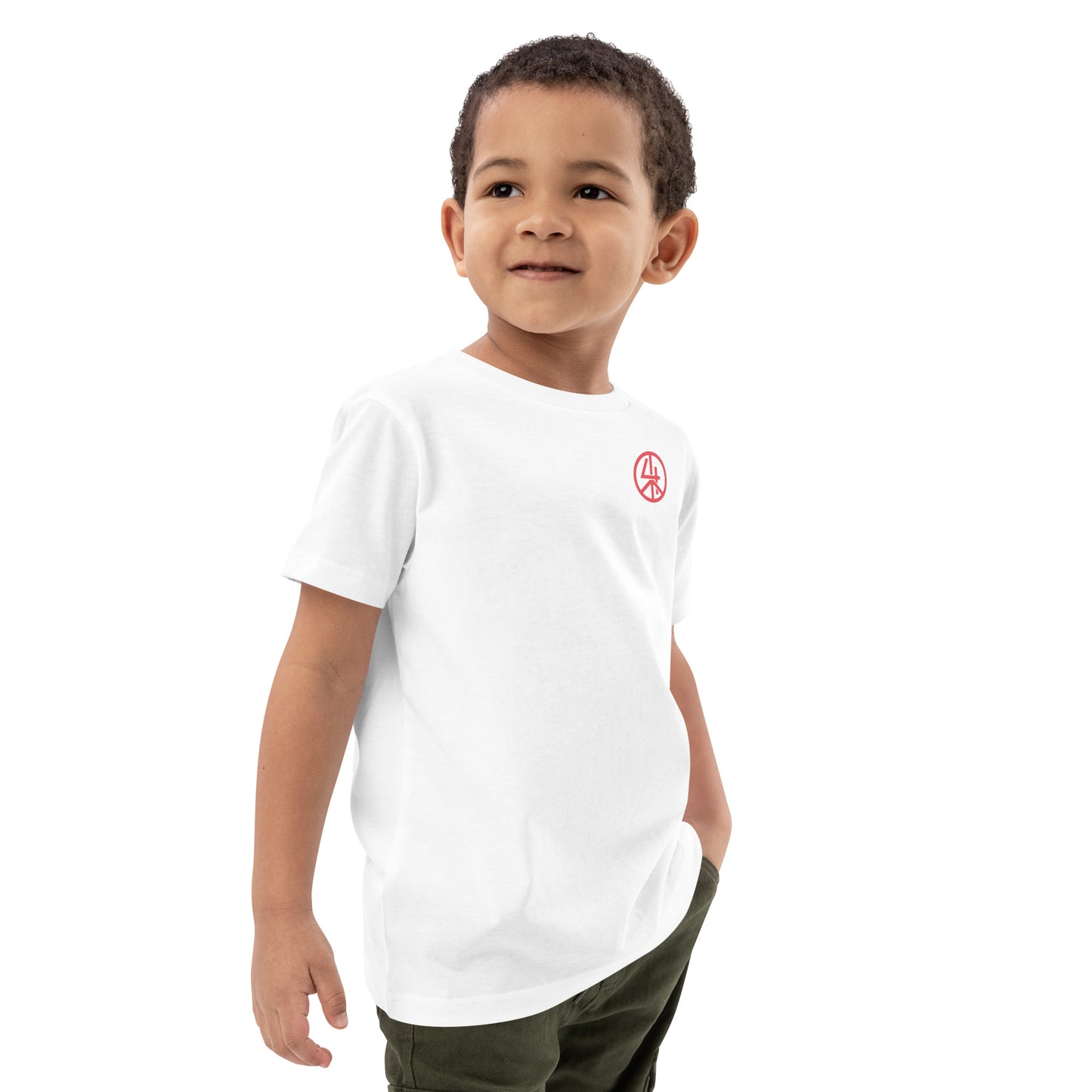 Crimson Whispers of Childhood Peace- Kids Tee