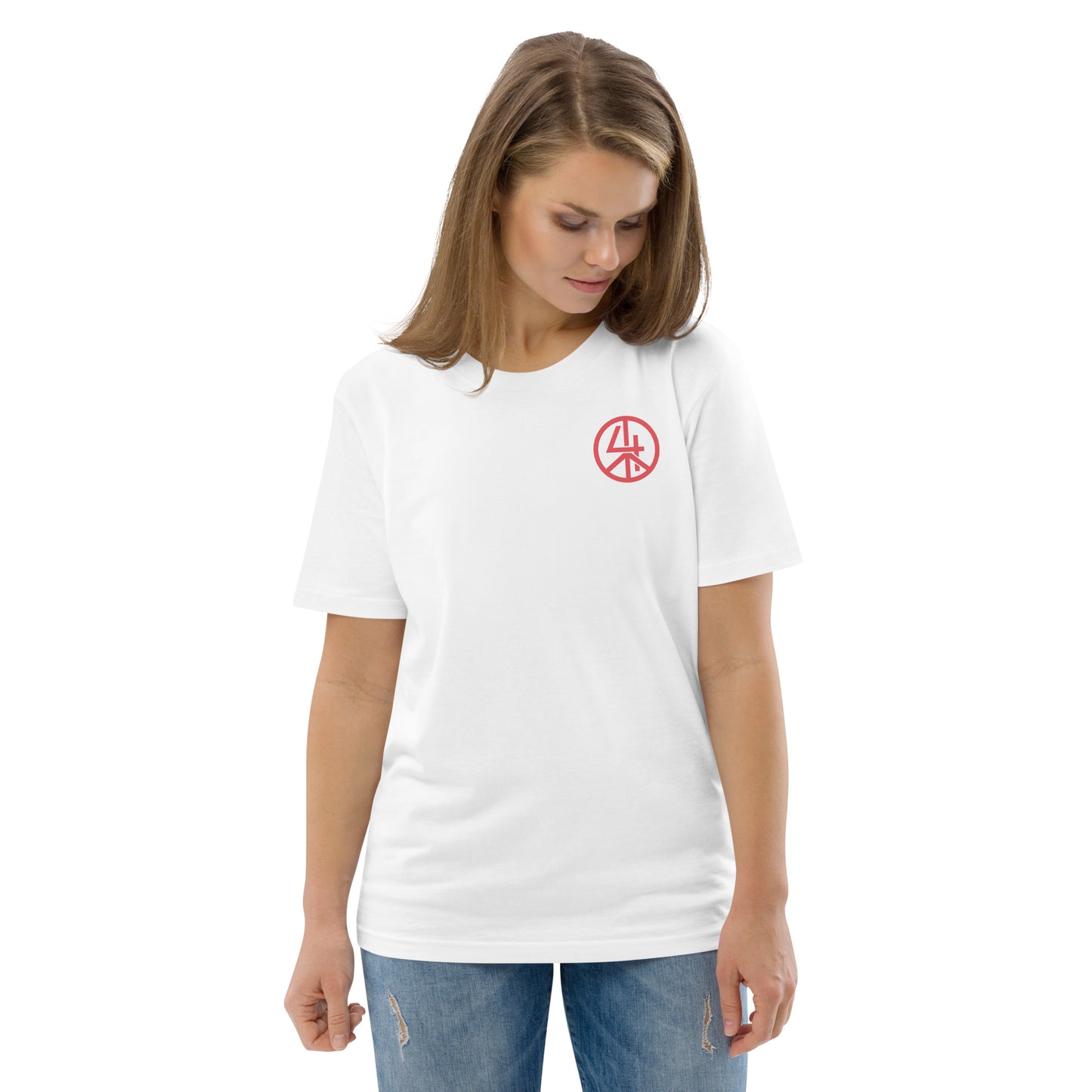Crimson Serenity- Women's Organic Tee